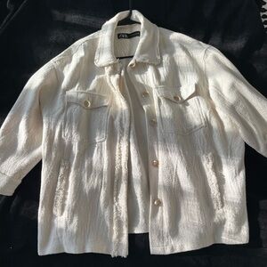 Ivory Zara Shacket